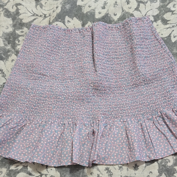 Pink Floral Women's Skirt - Picture 2 of 5